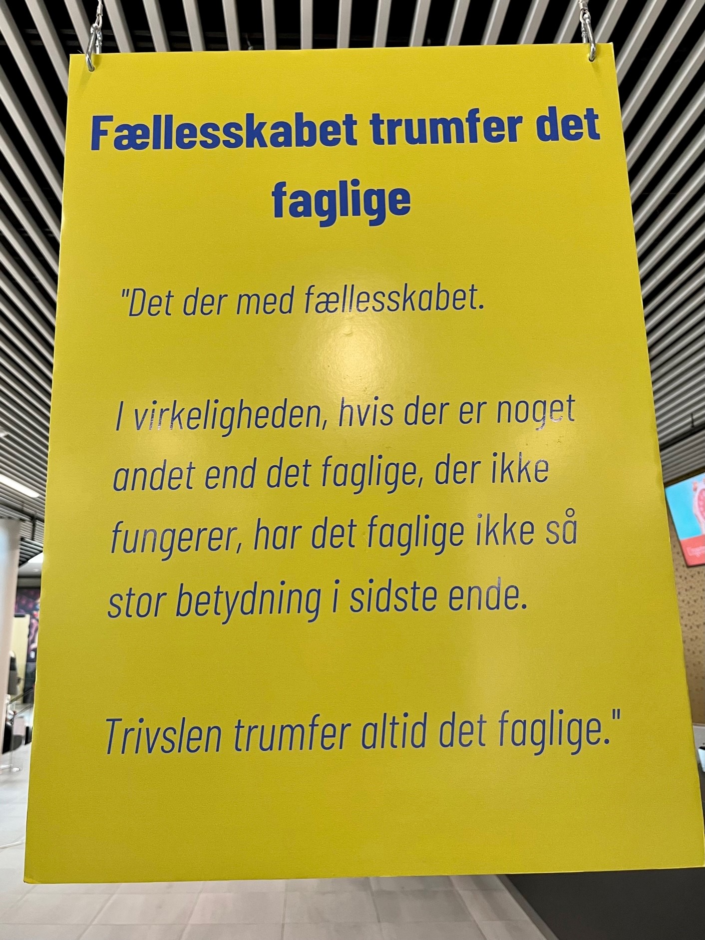 Citat Om Trivsel Plakat