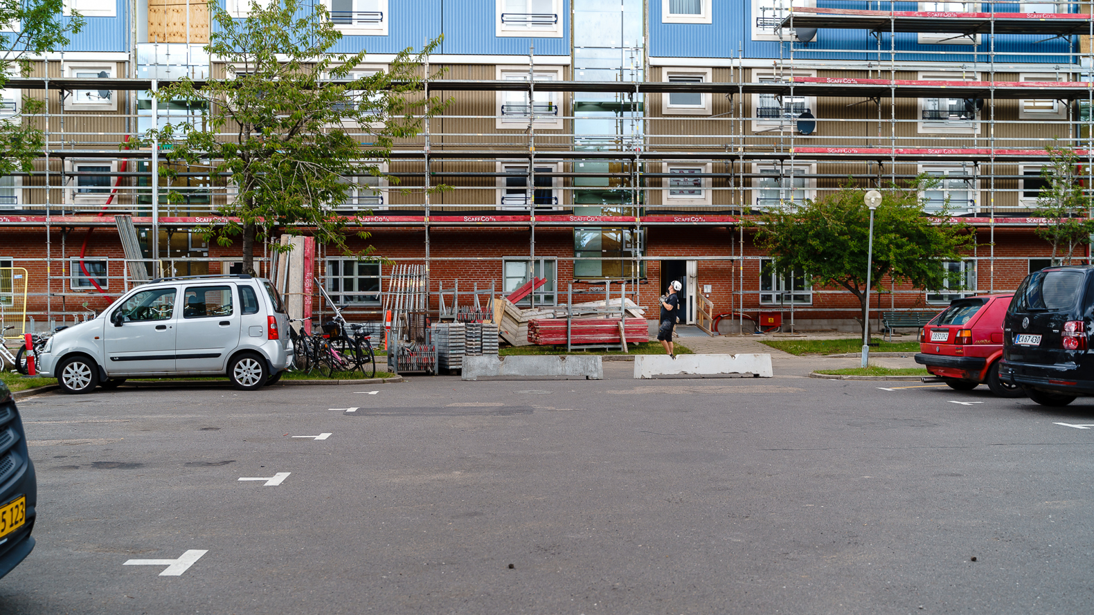 Fotograf Holger Anderson Roskilde Stillads Husfacade3