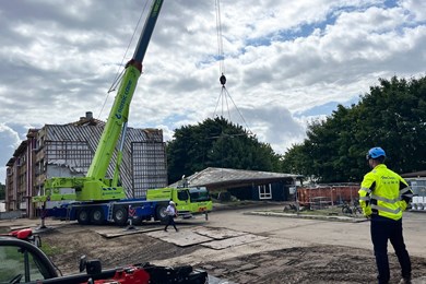 Nyt boligbyggeri med gamle byggematerialer: Boligorganisation har genanvendelse som et krav image