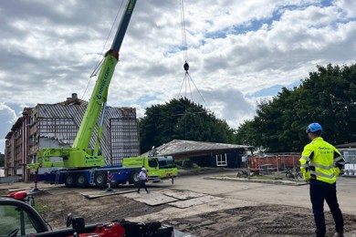 Nyt boligbyggeri med gamle byggematerialer: Boligorganisation har genanvendelse som et krav image