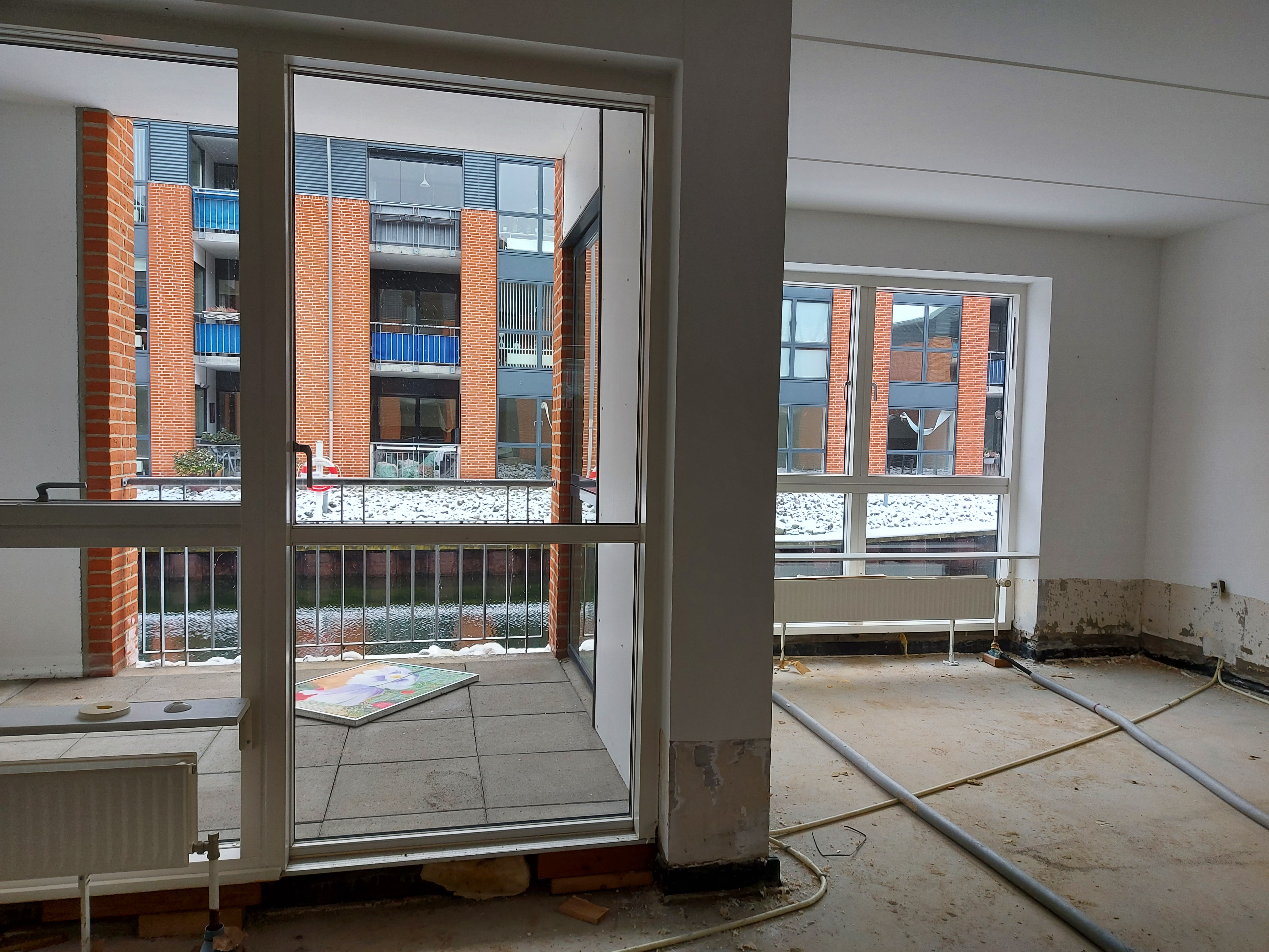 Vandskadet Bolig I Gråsten Andelsboligforening Efter Stormfloden I Oktober 2023. Foto SALUS